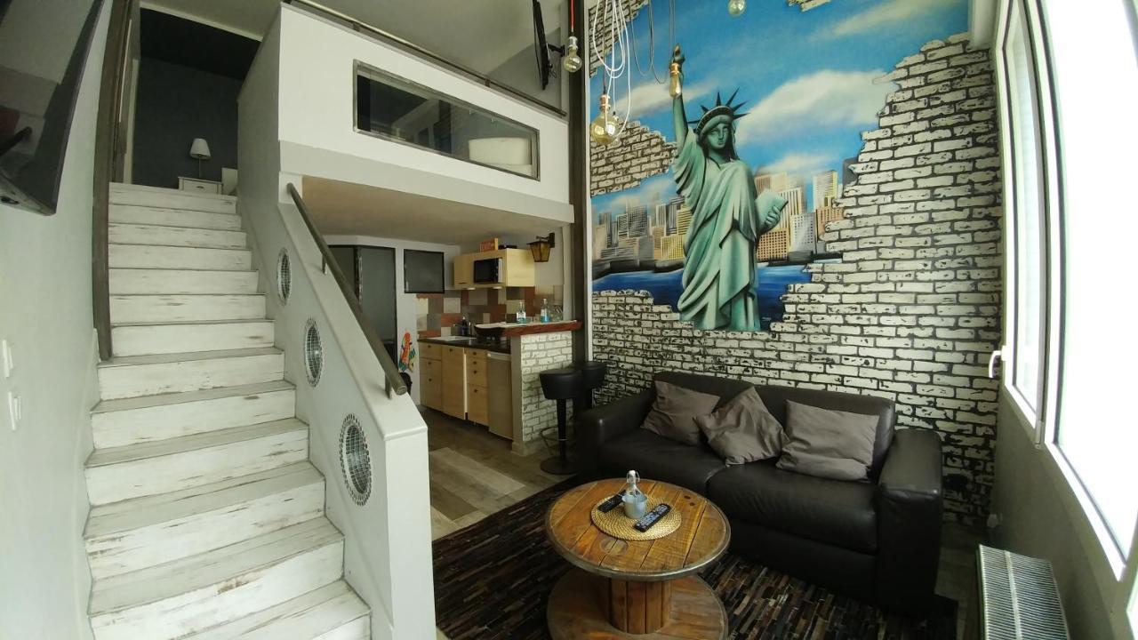 Apartamento Joli LOFT en duplex , Art Déco , 2 pieces ,Centre Ruan Exterior foto